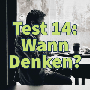Rational? – Test 14: „Wann Denken?